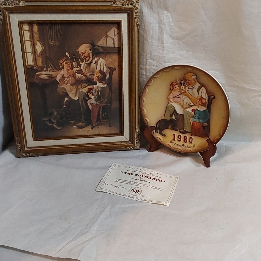 The TOY MAKER  BY NORMAN‎ ROCKWELL - Picture 3 of 6